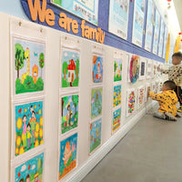 Award Certificate Display Book, Wall Mountable Album Folder for Girls & Boys, Honor Certificate Organizer