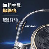 Haodun Spinning Fishing Reel Full Metal Spool Sea Rod Anchor Wheel Long Cast Fishing Reel