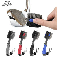 Golf Club Cleaning Brush with Retractable Clip, Dual-Sided Groove Cleaner for Golfers