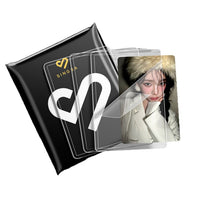 Vertical 3-inch Ultra-Clear Hard Card Sleeves for ID, K-Pop Photocards, and Album Cards