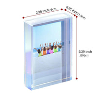3-Pack Acrylic Mini Photo Frame Double-Sided Magnetic for Polaroid Instax Film