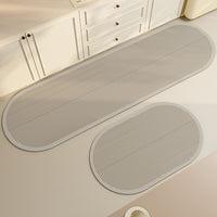 Japanese Style Diatomaceous Earth Absorbent Kitchen & Bath Mat, Non-Slip Quick Dry Floor Mat