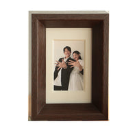 Mini Double-Sided Transparent Photo Frame for Desktop Display, Square, 3-4 Inch, Wedding Photo Frame