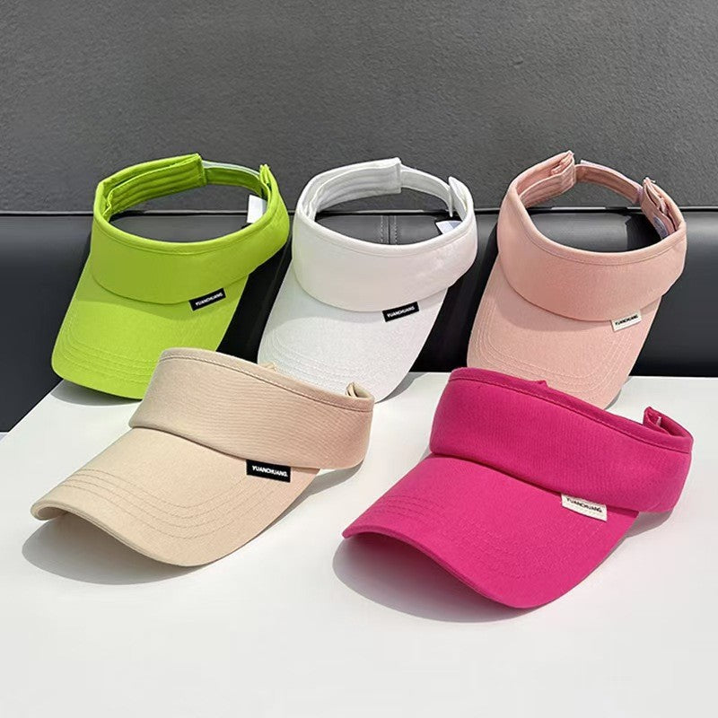 Cotton Topless Sun Visor for Men and Women, Outdoor Sports and Running