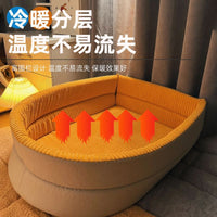 Large Dog Bed Sofa with Removable Cushion for All Seasons