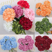 Artificial Hydrangea Flower Heads for Home Decor and Wedding Arrangements, 180 Petals
