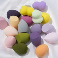Super Soft Makeup Sponge Blender - Teardrop, Gourd, or Beveled Shape for Wet/Dry Use