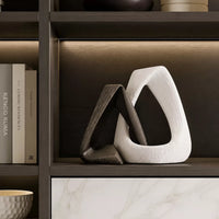 Italian Minimalist Abstract Geometric Sculpture for Home and Office Decor