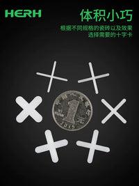 Tile Leveling Spacers for Flooring and Wall Installation, Cross-Shaped Tile Spacers