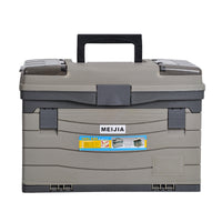 Portable Folding Tackle Box Plastic Fishing Lure Hook Storage Organizer Case for Fishing Accessories