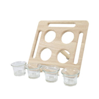 Parrot Aerial Feeding Station with Perch and Food Cups for Training and Play