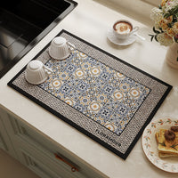 American Retro Diatomaceous Earth Kitchen Countertop Drying Mat for Bar Sink Coffee Machine