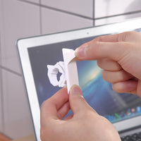 KM.536 Self-Adhesive Cable Clips for Wire Management, Easy Open/Close Plastic Cable Organizer, 4-Pack