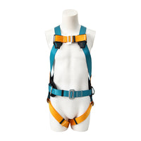 Full Body European Style Safety Harness for Fall Protection and Rescue with Lanyard