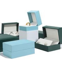 Flip-Top Jewelry Box for Rings, Necklaces, Bracelets - Organizer and Storage Case