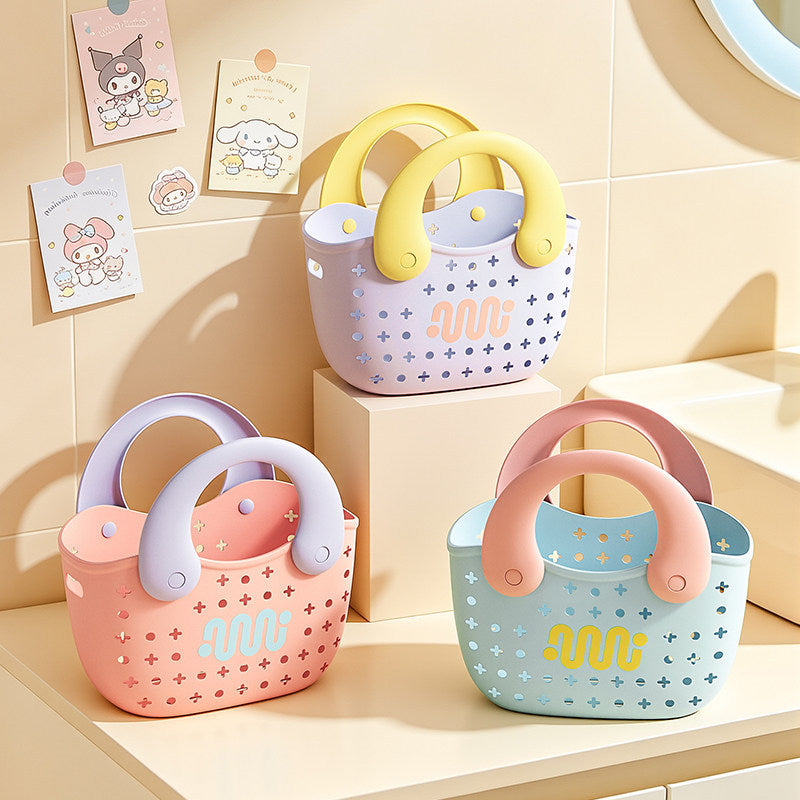 Dopamine Portable Shower Caddy Basket for Dorm and Bathroom Toiletries Storage
