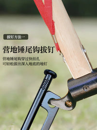 Chuan Yue Outdoor Tent Stakes Kit with Wind Ropes and Storage Bag