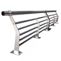 304 Stainless Steel Guardrail for Balconies, Stairs, Bridges, and Outdoor Fences