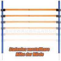 Dog Agility Training Hurdle Set for Outdoor Exercise and Sensitivity Training