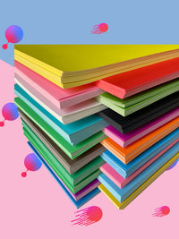 Colored Cardstock Square and Rectangular Craft Paper for DIY Projects