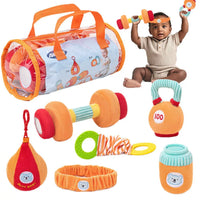 Baby Fitness Toy Set for Infants 0-18 Months - Interactive Grip Training and Motor Skill Development