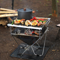 4L Large Capacity Ultralight Aluminum Alloy Outdoor Hot Pot Cookware Set for Camping BBQ 3-5 People
