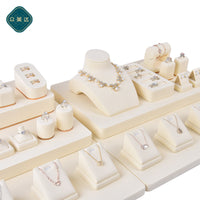 Jewelry Display Stand for Necklaces, Bracelets, and Rings - Countertop Organizer Set