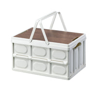 Foldable Outdoor Storage Box with Handles for Camping, Picnics, and Home Organization