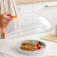 Microwave Food Cover with Steam Vent, Splatter Guard, and Fresh-Keeping Lid