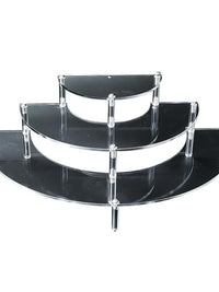 Acrylic Semicircle Display Risers for Collectibles and Small Figurines