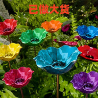 Creative Iron Art Hummingbird Feeder for Outdoor Garden Decoration