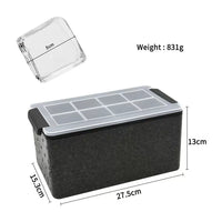 Premium Clear Silicone Ice Cube Tray for Whiskey Cocktails - Sphere, Square, or Long Bar Shapes