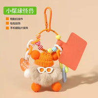 Dopamine Soot Sprite Plush Keychain for Bags and Phones