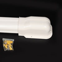 PVC Air Conditioner Decorative Pipe Cover Wall Sleeve for 75/100/130mm Pipes