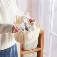 Woven Storage Basket with Lid for Cupping Jars
