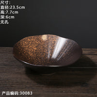 Ceramic Hydroponic Moss Ball Fern Planter with Tray for Desk Decor