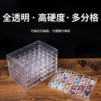 Multi-functional Clear Desktop Storage Organizer with Drawers for Jewelry and Small Items