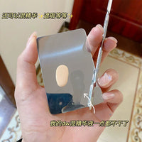 Stainless Steel Makeup Mixing Palette with Spatula for Foundation Concealer