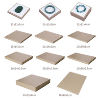Jewelry Display Stand for Earrings, Rings, Necklaces, and Bracelets - Countertop Riser & Flat Board