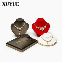 Mannequin Bust Necklace Display Stand Jewelry Organizer