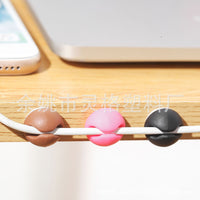 Desktop Cable Organizer Clips, 10-Pack Small Wire Holders for Desk Cable Management