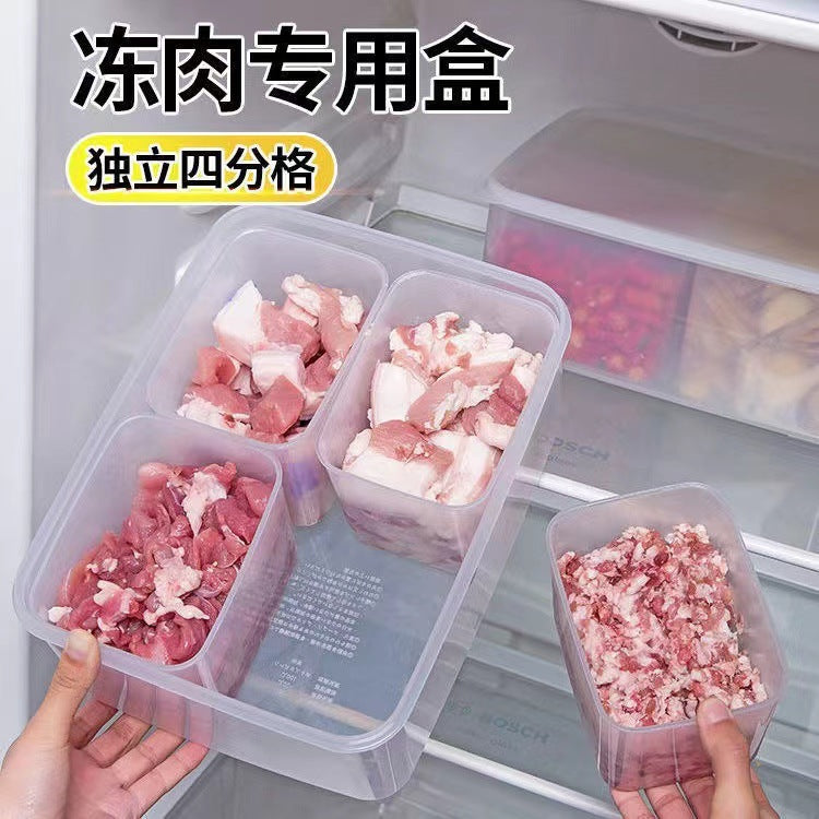 Food Grade Refrigerator Freezer Storage Containers with Lids for Meat and Meal Prep