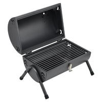 Portable Outdoor Charcoal BBQ Grill with Chimney and Grill Pan Option