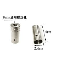 Fishing Net Connector Adapter Stainless Steel 8mm Inner Diameter