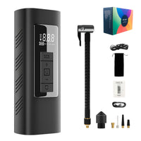 Portable Car Tire Inflator Pump - Corded/Cordless Options for Outdoor Use