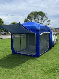 SUV Tailgate Tent for Camping, Outdoor Car Rear Trunk Shelter, 3-4 Person