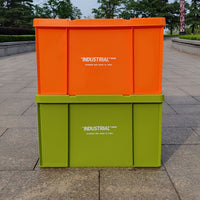 Industrial Style PP Plastic Storage Box for Outdoor Camping and Car Trunk Organization