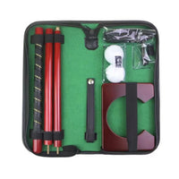 Portable Aluminum Alloy Golf Putter Set, 3-Section Detachable for Travel
