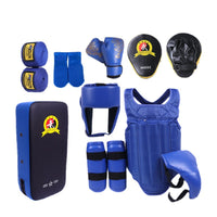 Taekwondo Protective Gear Set for Adults and Kids - Boxing Sanda Training Equipment