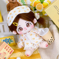 Cotton Doll Pajama Dress Set for 20cm Dolls